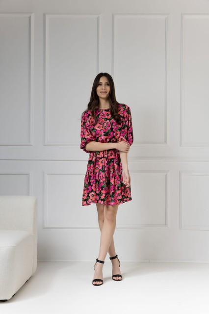 WUALAA Women - Sukienka damska OLIVIA Exotic Garden