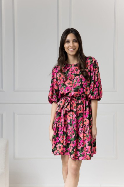 WUALAA Women - Sukienka damska OLIVIA Exotic Garden