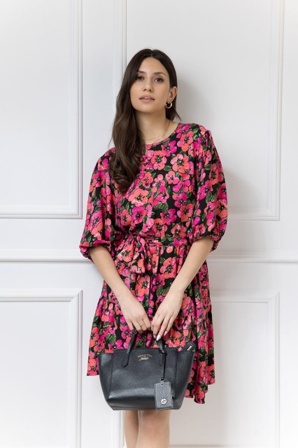 WUALAA Women - Sukienka damska OLIVIA Exotic Garden