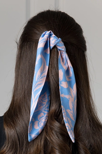 WUALAA Women - Apaszka Rustic Symphony Blue/ Apricot