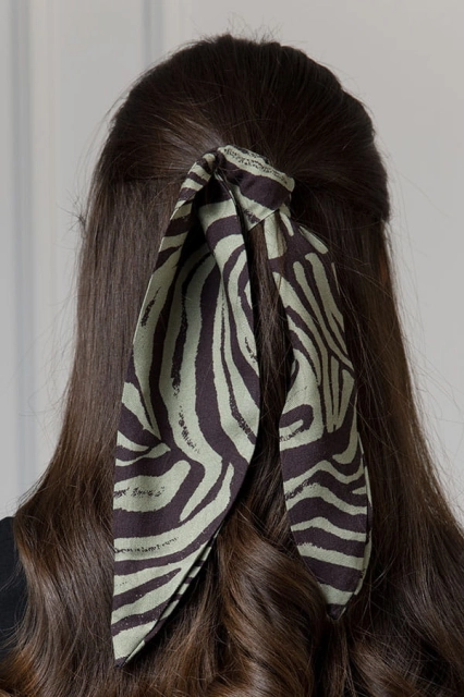 WUALAA Women - Apaszka Zebra Khaki