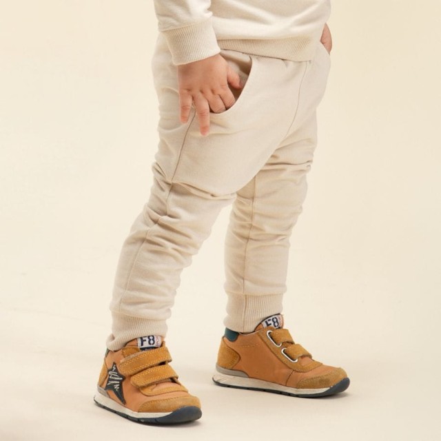 Spodnie dresowe dla dzieci i niemowląt beżowe - Safari Pinokio