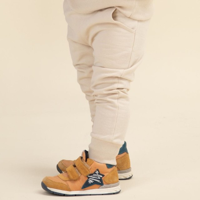 Spodnie dresowe dla dzieci i niemowląt beżowe - Safari Pinokio
