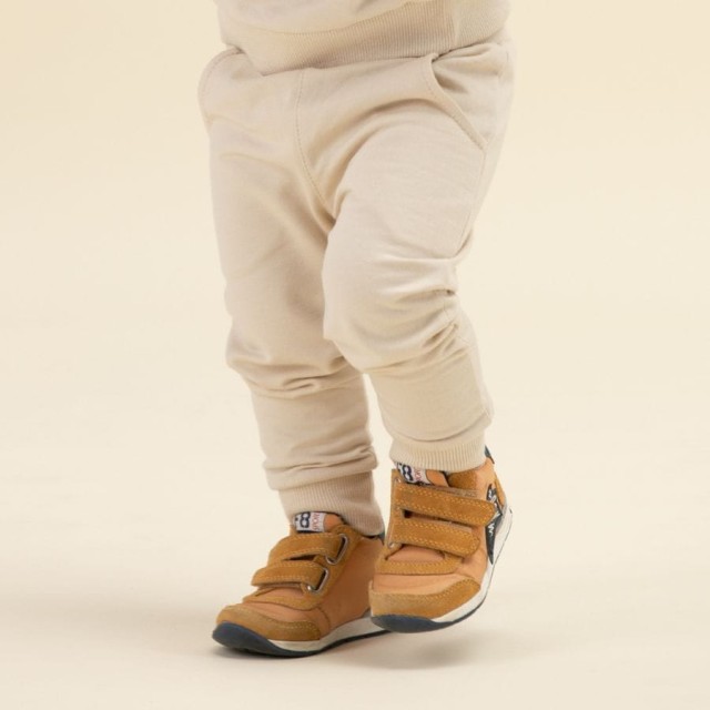 Spodnie dresowe dla dzieci i niemowląt beżowe - Safari Pinokio