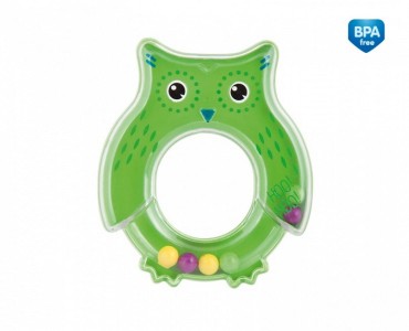 Grzechotka dla niemowląt Sowa zielona | Canpol 2/187