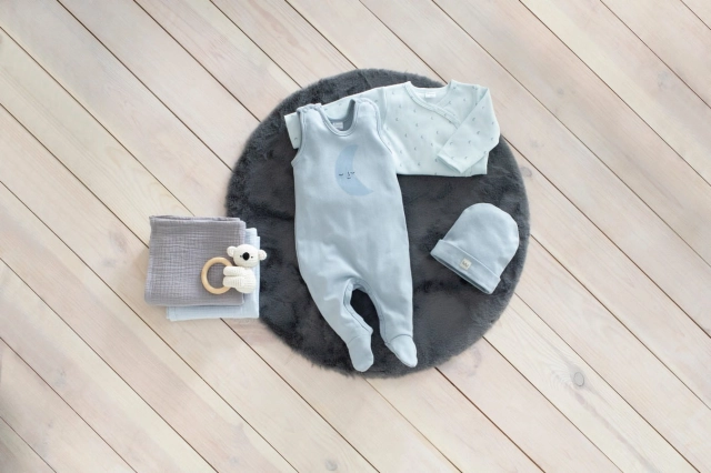 Body kopertowe z długim rękawem Blue - Hello | Pinokio