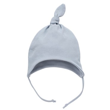 Czapeczka bawełniana z supełkiem Blue - Hello | Pinokio