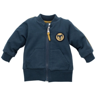 Bluza niemowlęca rozpinana na suwak Granatowa - Secret Forest | Pinokio