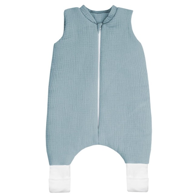 Całoroczny śpiworek niemowlęcy muślinowy Double Gauze 2,5 TOG Khaki | Dolce Sonno