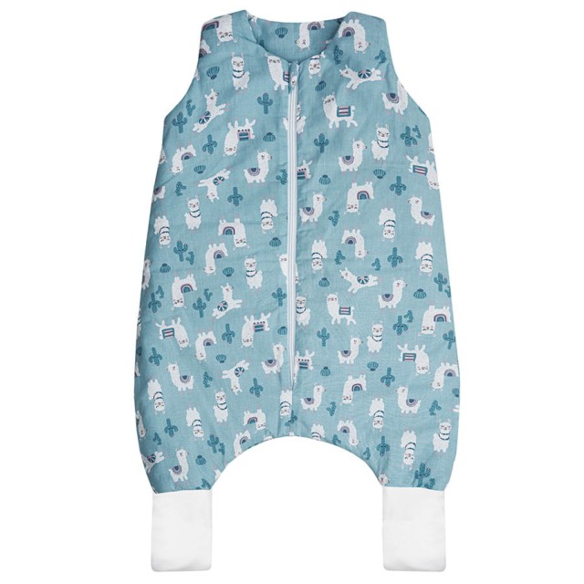 Całoroczny śpiworek bawełniany dla dziecka z nogawkami 2,5 TOG Lama | Dolce Sonno