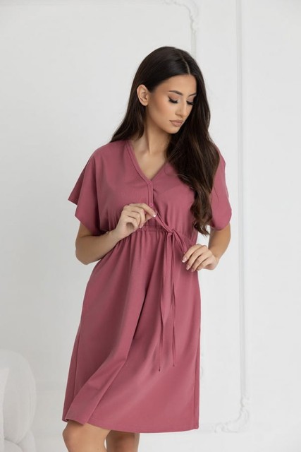 Koszula nocna ciążowa i do karmienia Rebeca / Malaga - Dolce Sonno