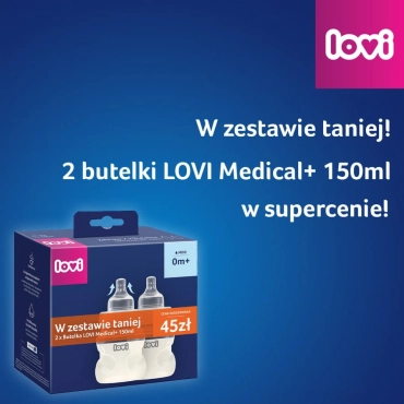 Zestaw Butelek Lovi Medical + 150 ml – Naturalne Karmienie na Wyciągnięcie Ręki