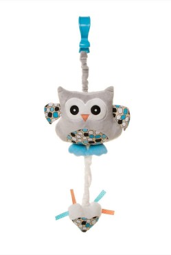 Zabawka poztytwka dla niemowląt Music Toy Owl | 4 Baby