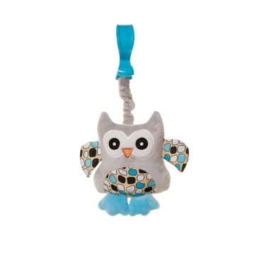 Zabawka piszczałka dla niemowląt Squeeze Toy Owl | 4 Baby 
