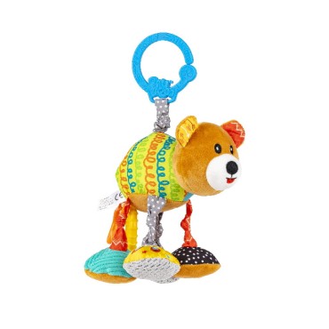Balibazoo - Zawieszka z wibracją kolorowy Miś Jacuś