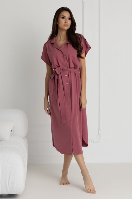 Długa koszula nocna na guziki Ingrid Malaga Dolce Sonno 2.jpg