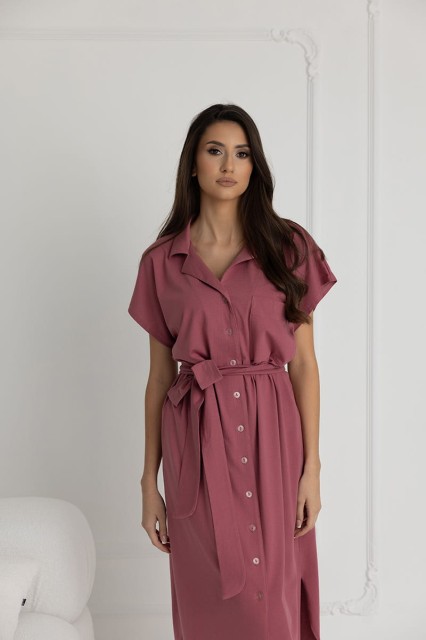 Długa koszula nocna na guziki Ingrid Malaga Dolce Sonno 3