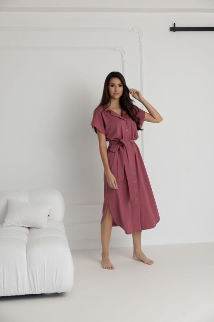 Długa koszula nocna na guziki Ingrid Malaga Dolce Sonno 6.jpg