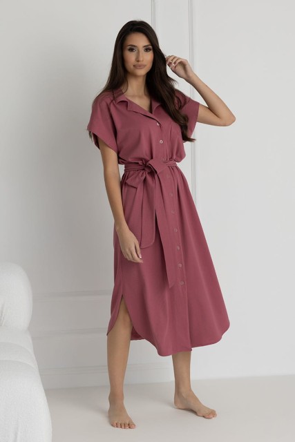 Długa koszula nocna na guziki Ingrid Malaga Dolce Sonno 7.jpg