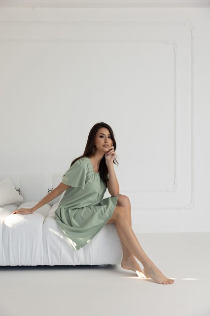 Koszula nocna Parma/ Szałwia - Dolce Sonno