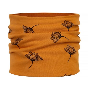 Cienki komin dziecięcy z elastycznej dzianiny w kwiaty - Magic Vibes Pinokio