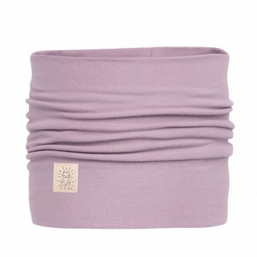 Cienki komin dziecięcy z elastycznej dzianiny fioletowy - Magic Vibes Pinokio