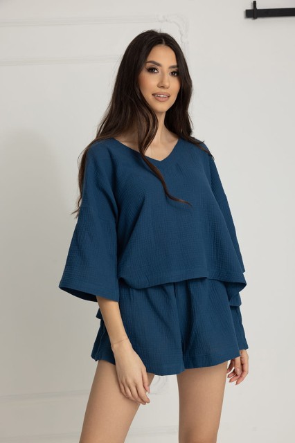 Piżama muślinowa damska Alice / Posejdon - Dolce Sonno