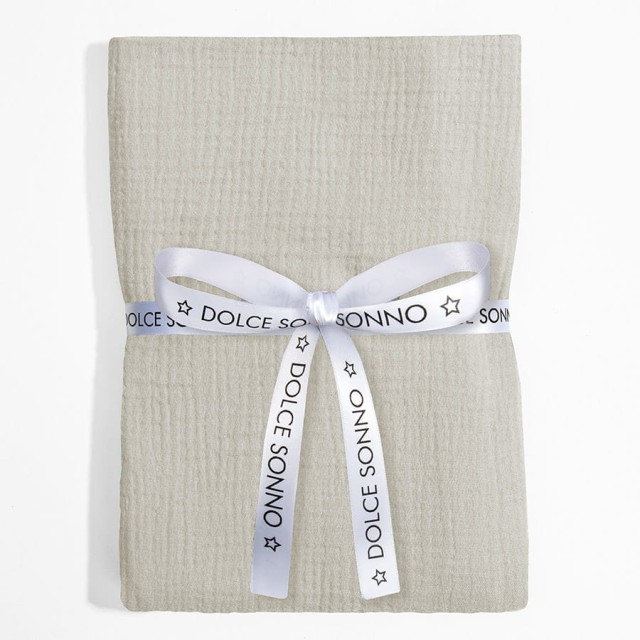 Otulacz, pieluszka muślinowa Double Gauze 110x110cm - Beż  Dolce Sonno