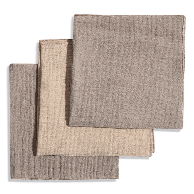 3Pack Chusteczki Muślinowe Pieluszki Ulewajki 30x30 cm - MIX09 | Dolce Sonno