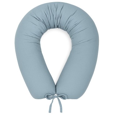 Wielofunkcyjna poduszka ciążowa dla kobiet w ciąży wałek  180 cm - Muślin Khaki | Dolce Sonno