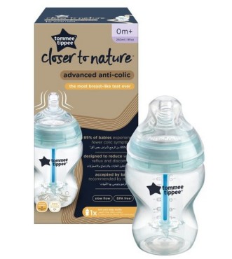 Tommee Tippee Butelka plastikowa do karmienia 260ml 0+