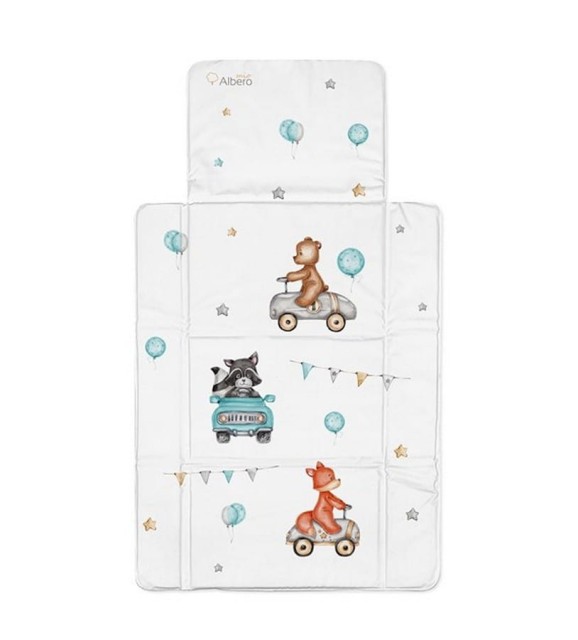 Przewijak podróżny mata rozkładana 77x44cm Autka Albero Mio