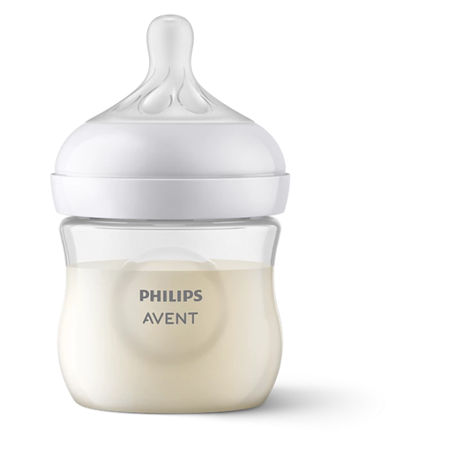 Zestaw startowy Philips Avent Natural Response, 4 butelki antykolkowe 125 ml i 260 ml, smoczek ortodontyczny 0-6m, szczotka do karmienia dla noworodka