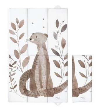Składana mata turystyczna do przewijania duża 50x80 cm Basic Clever Otter CEBA BABY 