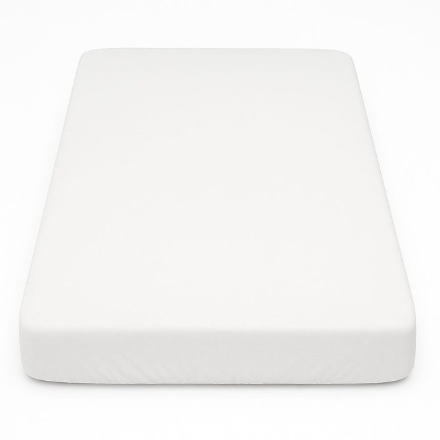 Prześcieradło z gumką Jersey 60x120 Białe 100% Bawełna Premium – Dolce Sonno