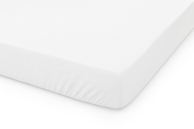 Prześcieradło z gumką Jersey 70x140 Białe 100% Bawełna Premium – Dolce Sonno