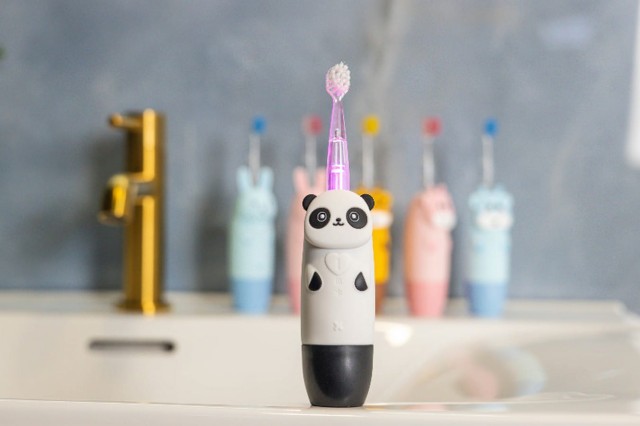 Szczoteczka do zębów dla dzieci Soniczna Black GIOpanda - INNOGIO