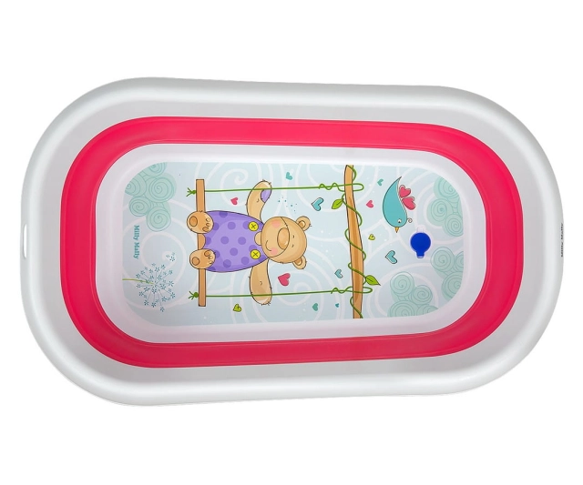 Wanienka składana dla niemowląt Aqua Pink Milly Mally