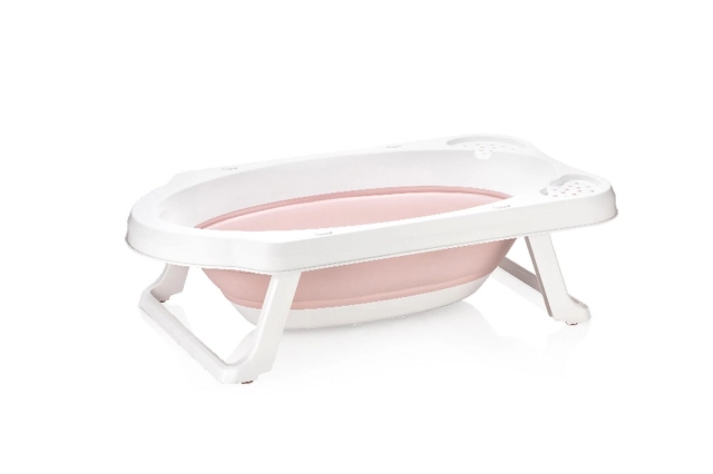 Wanienka składana dla niemowląt Nordic Pink od Keeeper