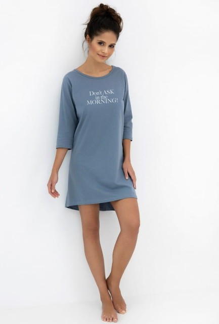 Bawełniana koszula nocna z rękawem 3/4 Morning od Sensis