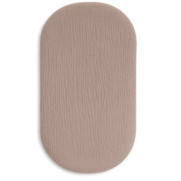 Prześcieradło muślinowe 75x35 cm do kołyski gondoli kosza Mojżesza  | Brudny Beż - Dolce Sonno