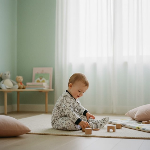Pajac niemowlęcy Czarne Słonie - Dolce Sonno