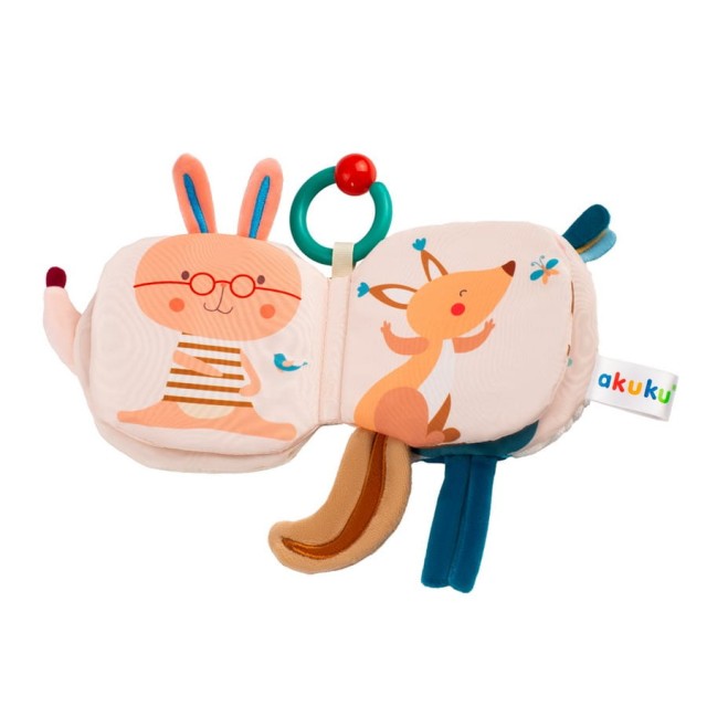 Książeczka sensoryczna dla niemowląt Jeżyk Akuku A0673