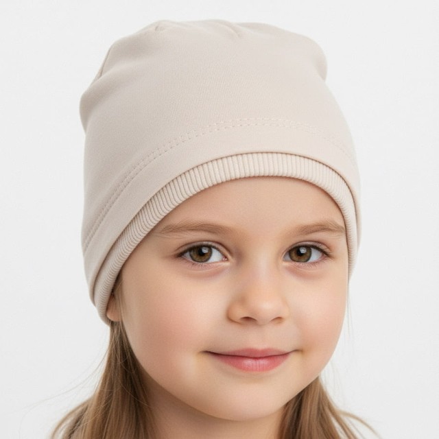 Czapka z dresówki dla niemowląt i dzieci Miki Moon Bean - Dolce Sonno