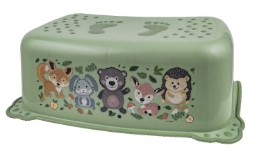 Podnóżek dla dzieci Leśna Ferajna zielony Jeżyk od Maltex