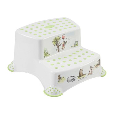 Podnóżek dwustopniowy antypoślizgowy dla dzieci Kubuś Puchatek  - Keeeper  