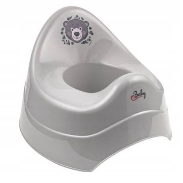 Nocnik dla dzieci  Leśna Ferajna Misiu szary - Maltex   