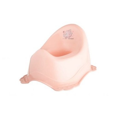 Nocnik z pozytywką dla dzieci 2K Słonik brzoskwiniowy róż od Maltex   
