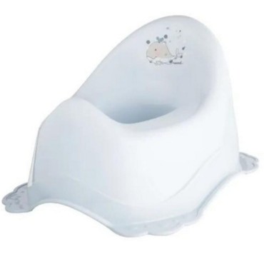 Nocnik z pozytywką dla dzieci 2K Wieloryb satynowy błękit od Maltex  