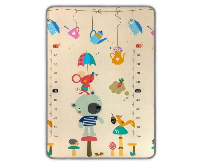 Mata piankowa zwijana Kinder Bear and Whales od Milly Mally